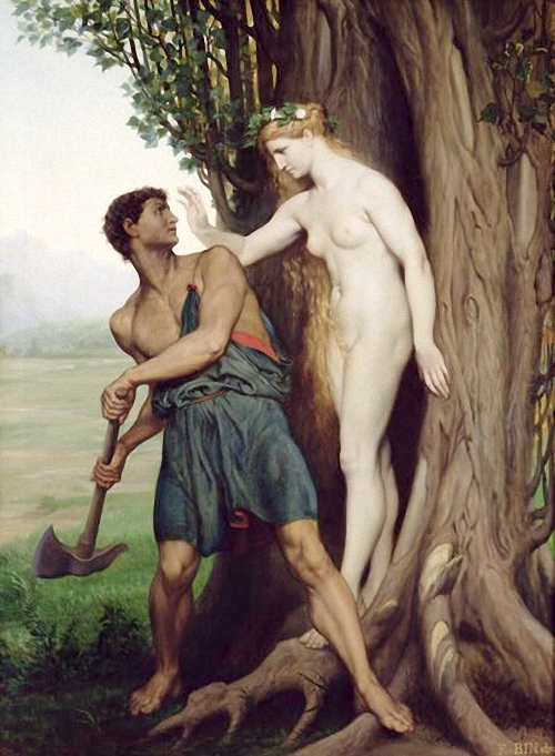 The Hamadryad by Emile Jean Baptiste Philippe Bin